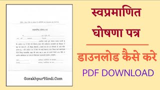 SWA PRAMANIT GHOSNA PATRA PDF